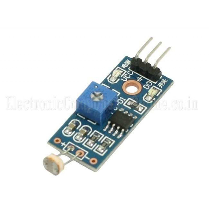 Light Intensity Detection Photosensitive Resistor Sensor Module for Arduino